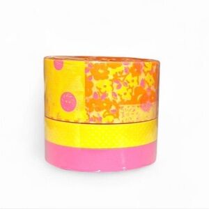 Japanese Floral and Polka Dot Decorative washi Tape Set